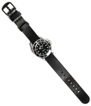 Simple NATO Watch Strap // Black Cordovan