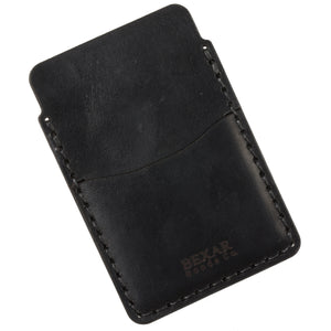 Simple Card Wallet with Money Clip // Black