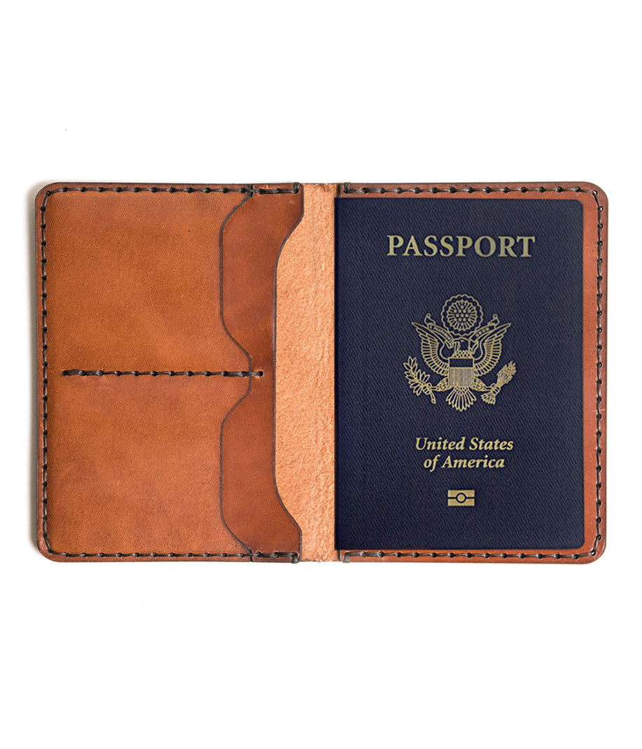 Buy Leather Passport Cover Wallet Case